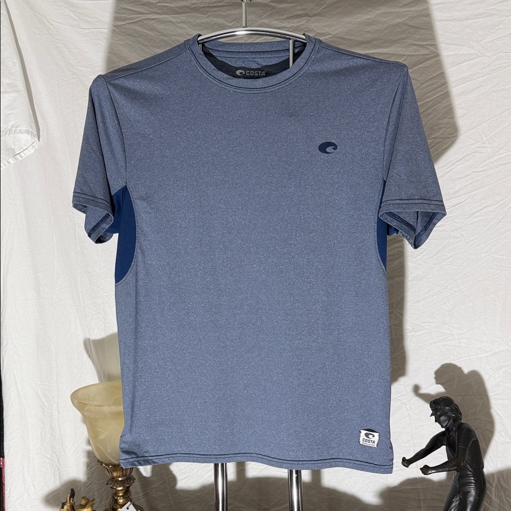 Costa Men's Blue Short Sleeve Tee